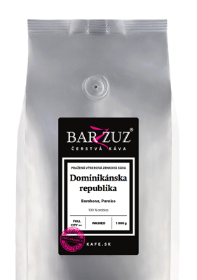 Dominikánska republika, pražená káva - Barahona, Paraiso, praná, 1 kg