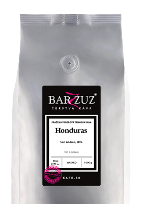 Honduras, pražená káva - San Andres, SHG, praná, 1 kg