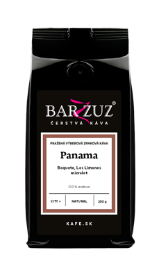Panama, pražená káva - Boquete, Finca Los Limones, microlot, natural, city +, 250 g