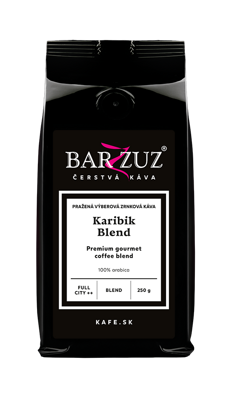 Karibik blend, pražená káva, 100 % arabika, 250 g