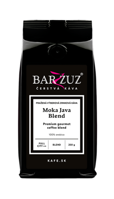 Moka Java blend, pražená káva, 100 % arabika, 250 g