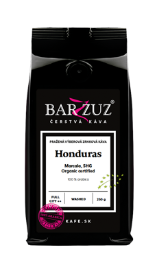 Honduras, pražená káva - Marcala, SHG, BIO, praná, 250 g