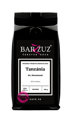 Tanzánia, pražená káva - AA, Mwankumbi, praná, 250 g