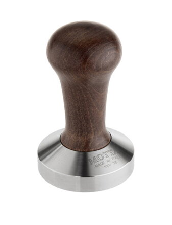 Tamper 58 mm s drevenou rúčkou, zaoblený