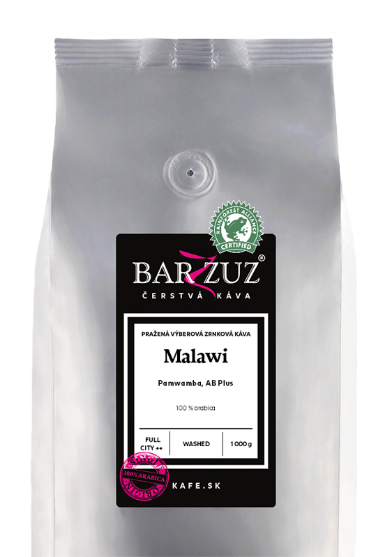 Malawi, pražená zrnková káva - Pamwamba, AB Plus, RFA, praná, 1 kg Malawi, pražená zrnková káva - Pamwamba, AB Plus, RFA, praná, 1 kg