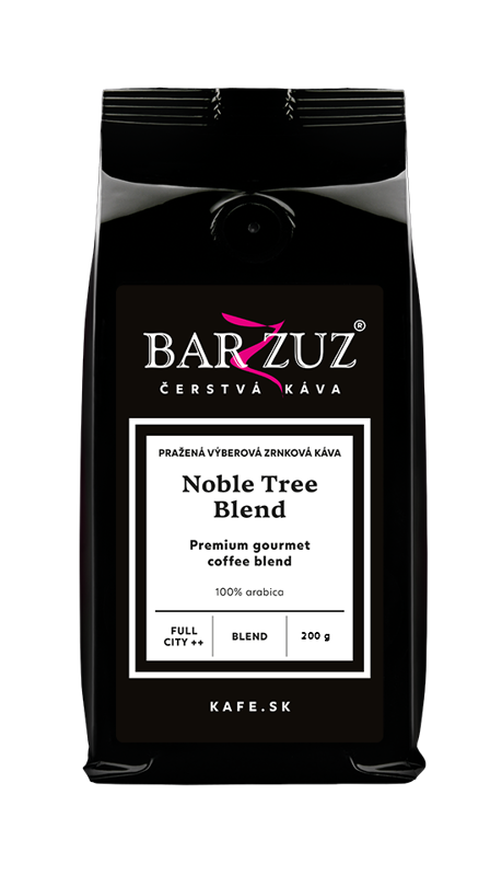 Noble Tree blend, pražená zrnková káva, 100 % arabika, 200 g