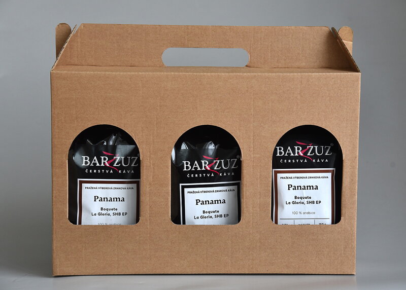 Panama v 3 stupňoch praženia, 3 x 250 g Panama v 3 stupňoch praženia, 3 x 250 g