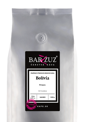Bolívia, pražená káva - Primera, praná, 1 kg
