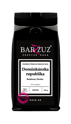 Dominikánska republika, pražená káva - Barahona, Paraiso, praná, 250 g