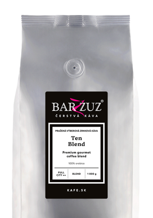 Ten blend, pražená zrnková káva, 100 % arabika, 1 kg