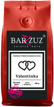 Valentínka, 100 % arabika, 200 g