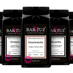 Testovací set praženej zrnkovej kávy, 5 x 125 g Testovací set praženej zrnkovej kávy, 5 x 125 g