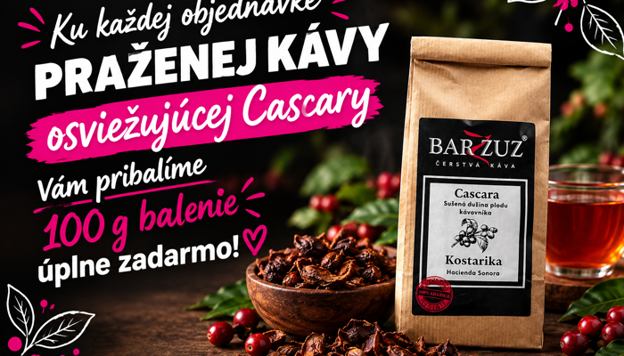 Balenie osviežujúcej Cascary zadarmo!